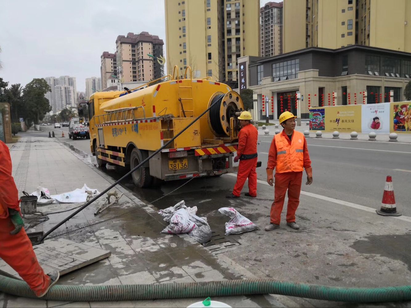 青原排污管道清淤-管道清洗